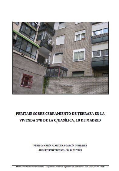 Informe Pericial en C/Basílica, 18 – Madrid